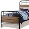 Homeroots Adams Twin Bed Antique Oak 285582 - alternate 4